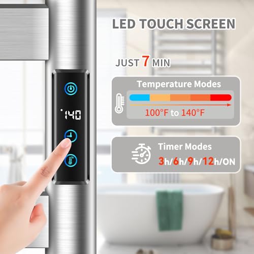 Heated Towel Rack for Bathroom view 3