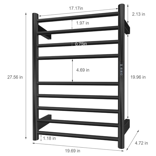 DeelDili Heated Towel Rack for view 4
