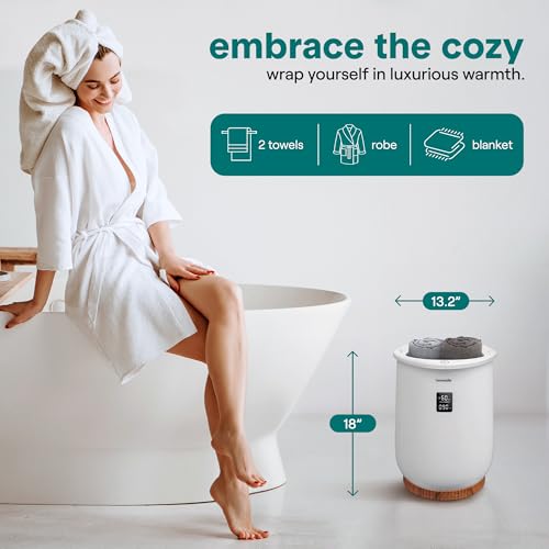 SereneLife Digital Display Bucket Towel view 2