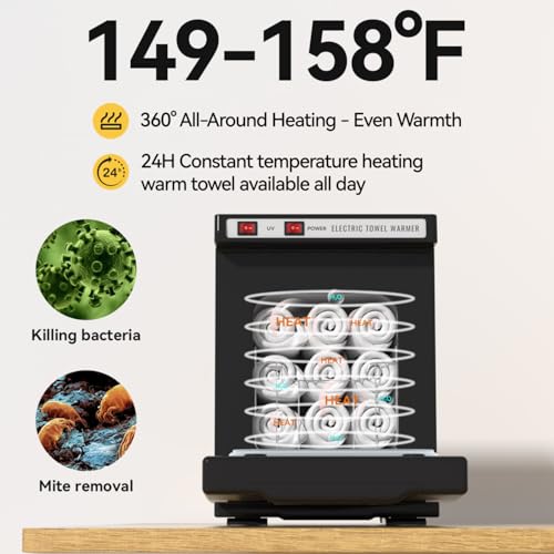 VERYTOP Towel Warmer 5L-Black 2-in-1 view 2