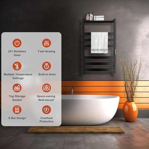 Colliford Towel Warmer Stainless Steel view 2