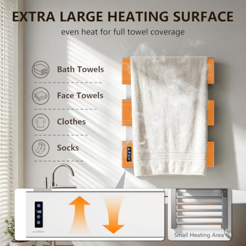 Towel Warmers for Bathroom Heated view 4