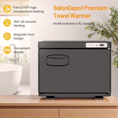 Hot Towel Warmer SalonDepot 8L view 3