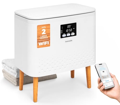 SereneLife WiFi-enabled Towel Warmer Bucket