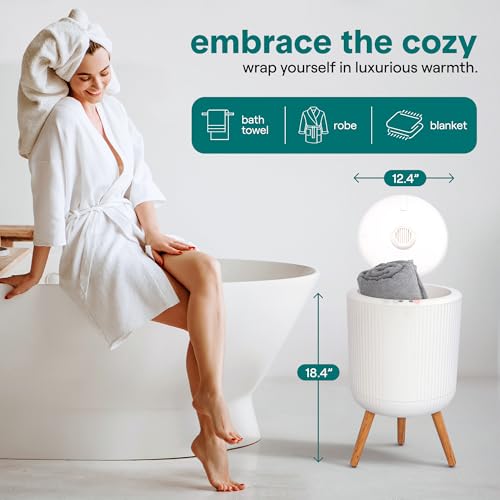 SereneLife Freestanding Towel Warmer Bucket view 2