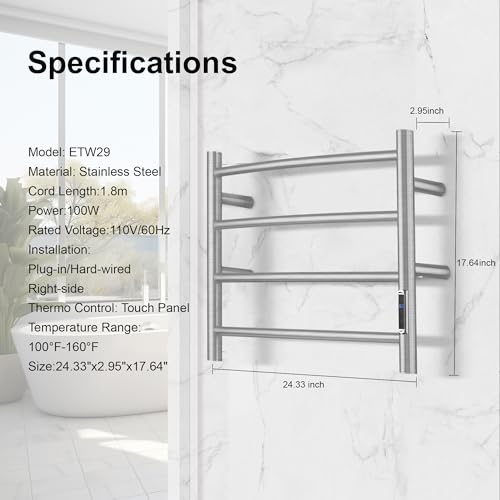 SHARNDY Towel Warmer with Built-in view 4