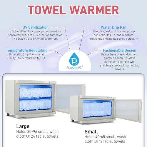 Pursonic Deluxe Towel Warmer with view 5