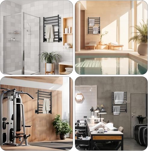 HEWAFAEP Towel Warmer Matte Black view 4