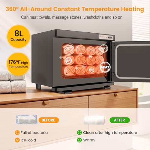 Hot Towel Warmer SalonDepot 8L view 2