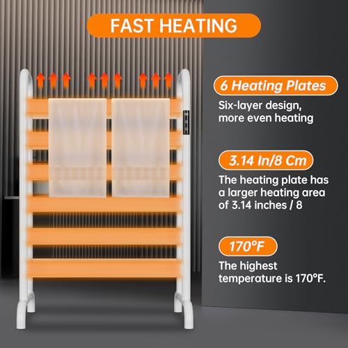 Towel Warmer Rack Electric Heated view 5