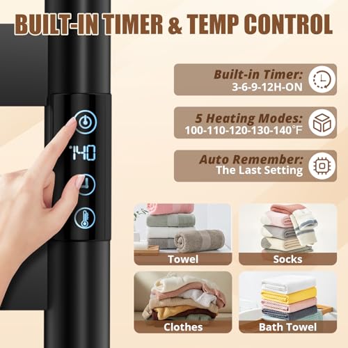 R FLORY Heated Towel Rack view 5