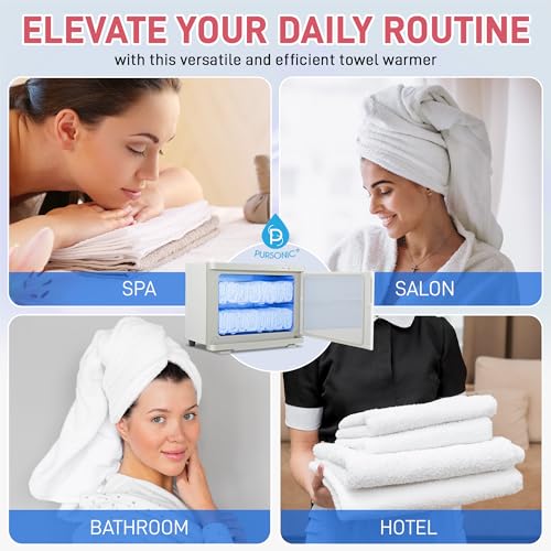 Pursonic Deluxe Towel Warmer with view 3
